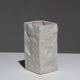 Small square porcelain vase, 1980s