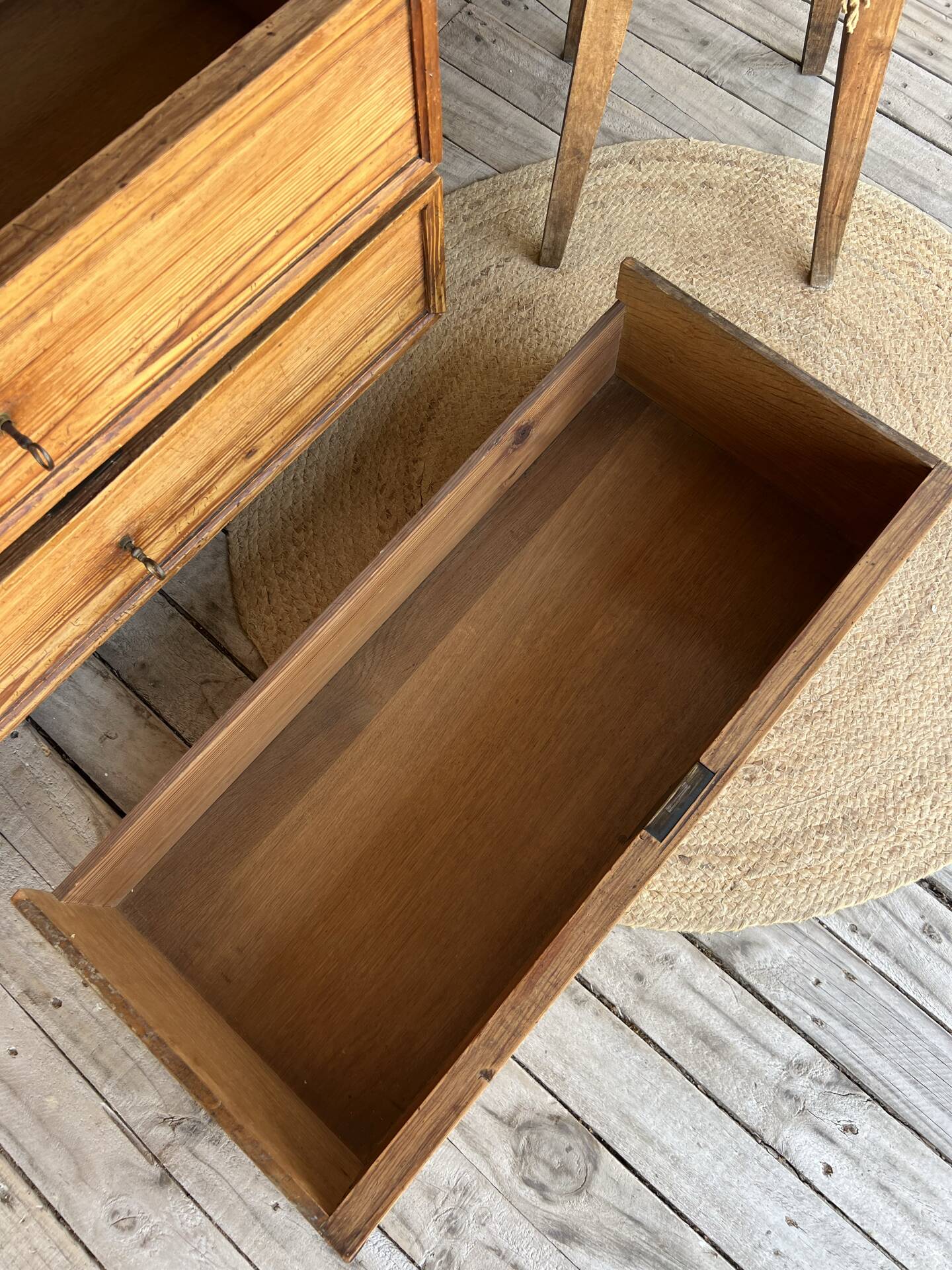 Raw wood furniture