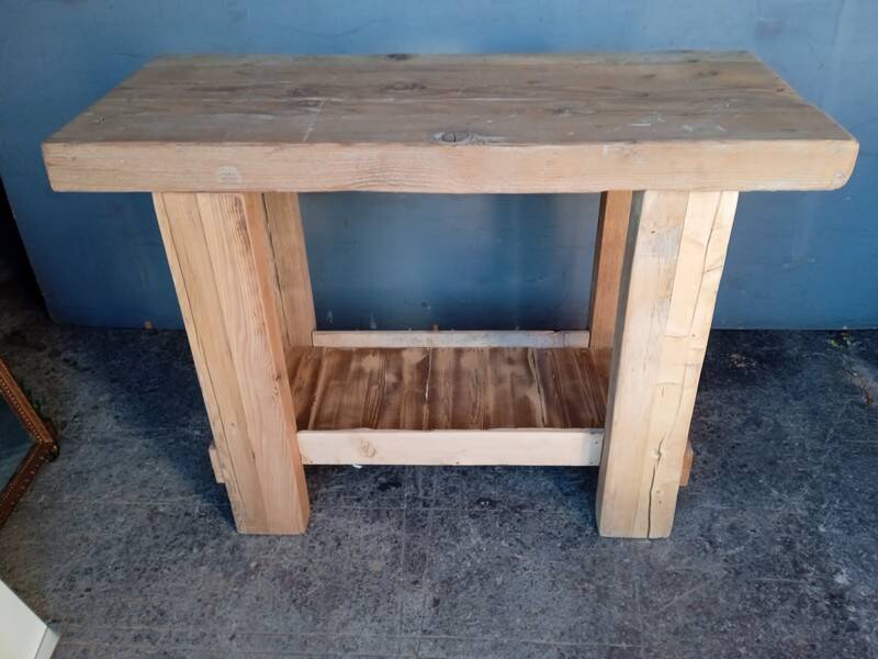 Workbench 120cm old solid wood