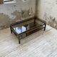 Brass coffee table attributed to Guy Lefevre for Maison Jansen