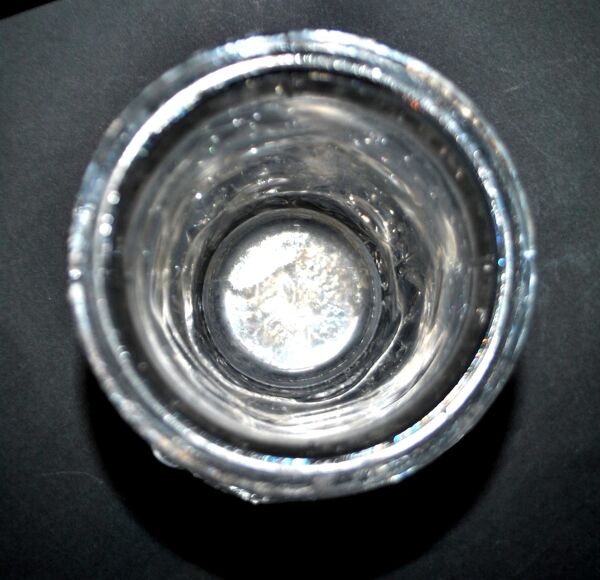 R. Lalique vase art déco Bagatelle oiseau moineau non signé 1939