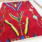 Moroccan carpet red 298x198cm