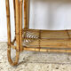 Vintage rattan coffee table 60's