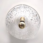 White Murano Glass Pendant Marked La Murrina, Italy, 1980s