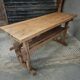 Old workbench side table bathroom furniture oak/beech 60x160cm