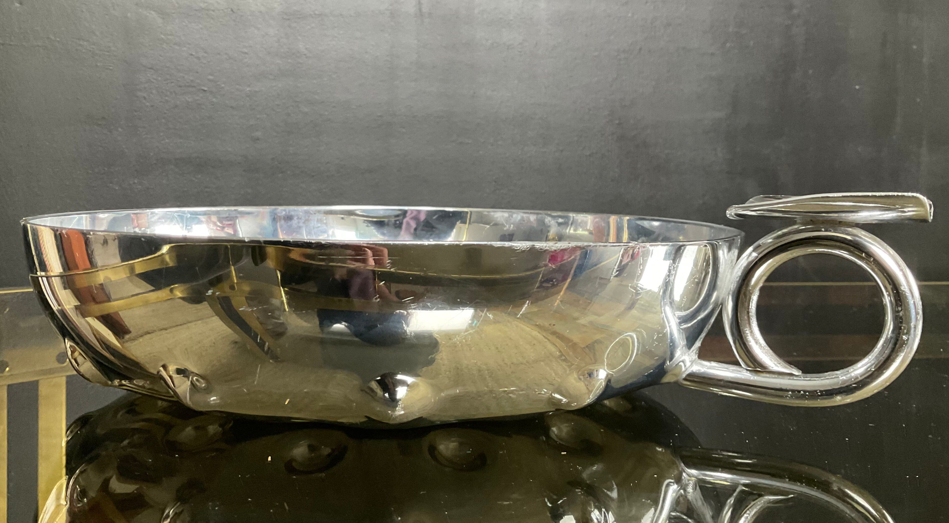 Vintage XXL aluminium ashtray