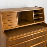 Secrétaire en teck de Chr. Møller, années 1960
