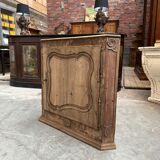 Corner cabinet in oak from the 18th century.