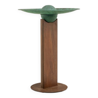 Tom Torrens. Fountain in corten and oxidised copper. 1990s.