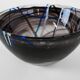 Glass bowl Contrast, Swedish design, 1980s, manufacturer: Kosta Boda, desig