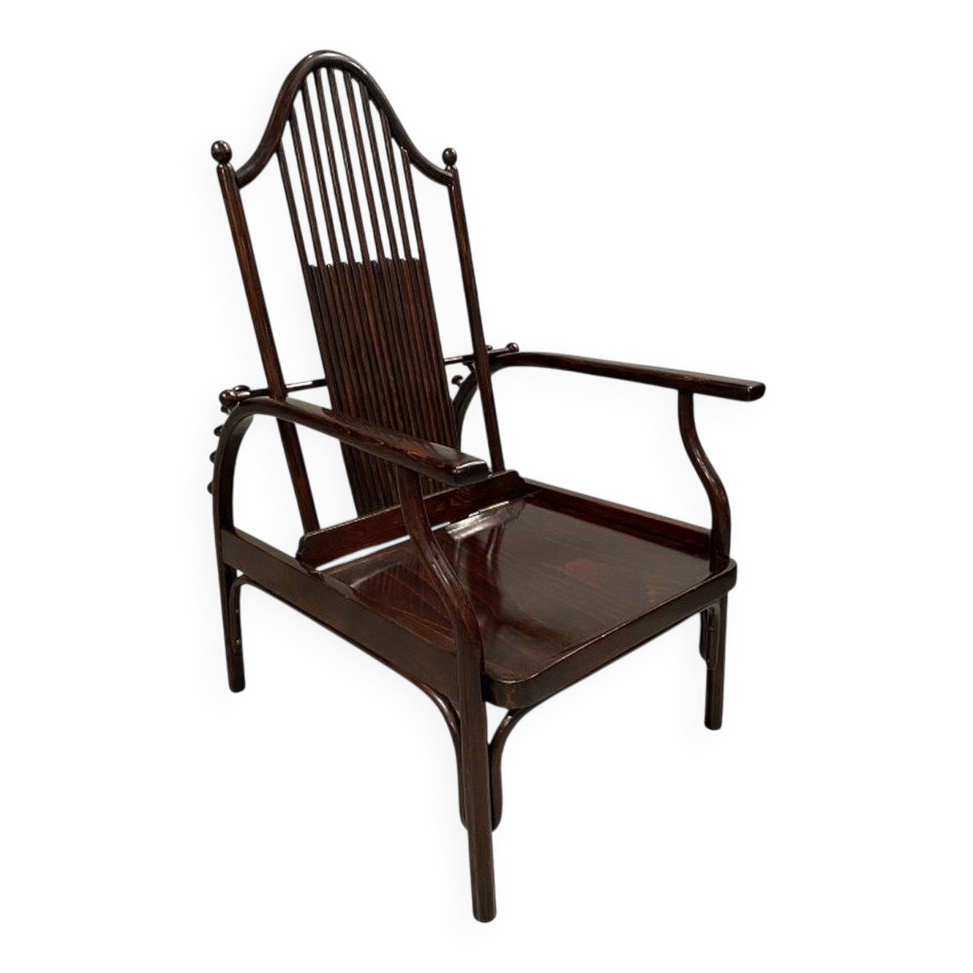 Fauteuil réglable par Josef Hoffmann pour Jacob & Josef Kohn