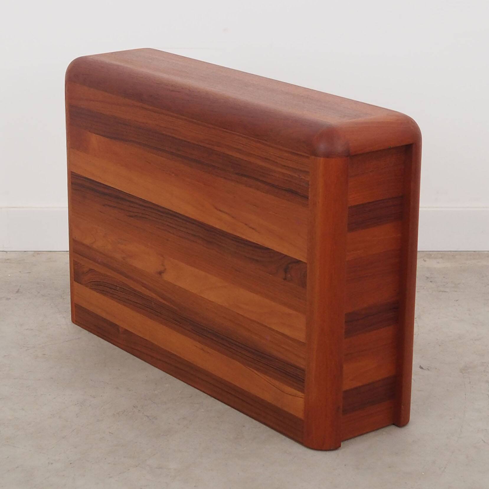 Teak newspaper holder, Danish design, 1970s, production: Denmark