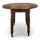 Drop-leaf table in cherry wood