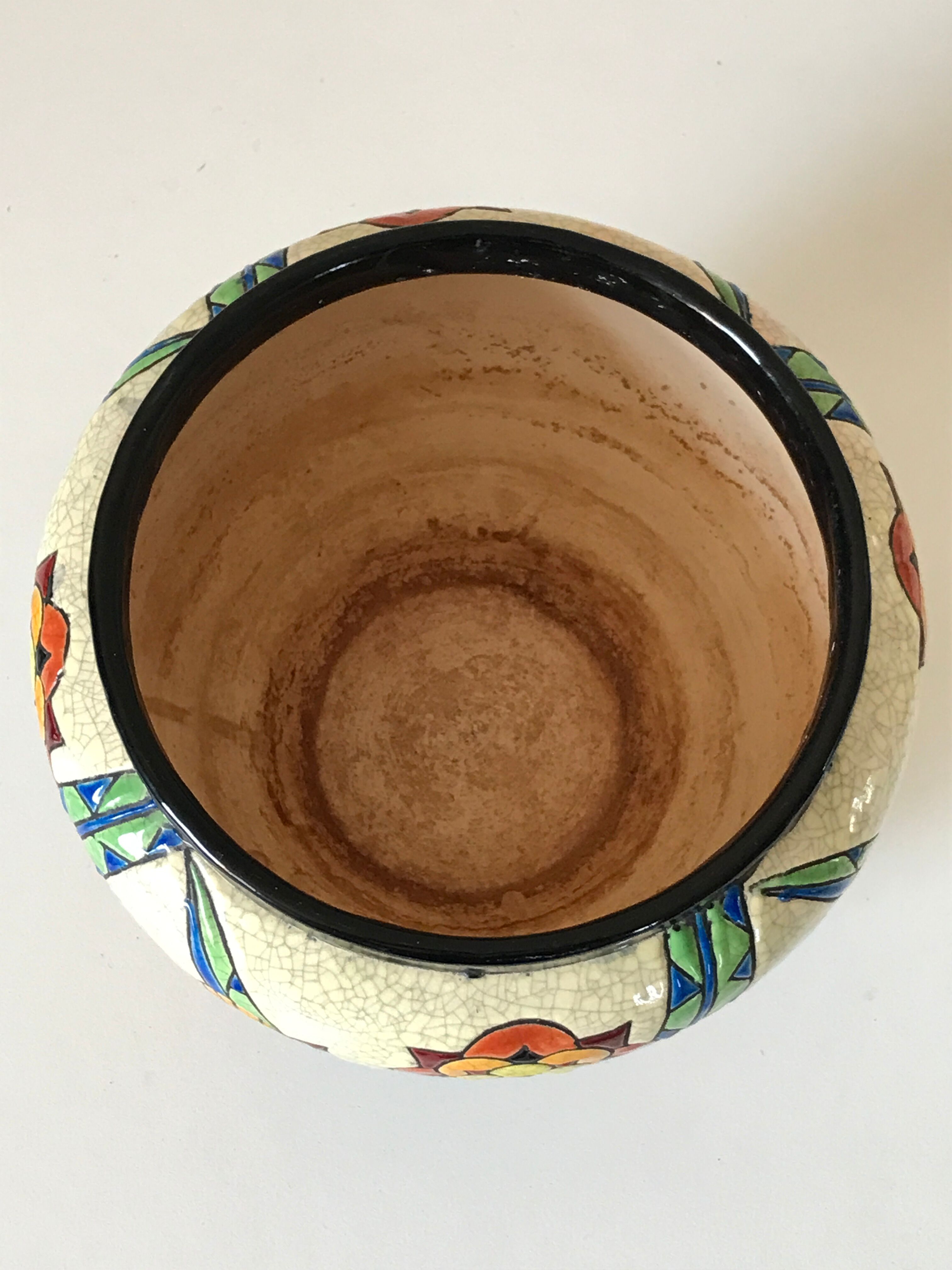 Pot cover Keramis d1316 art deco