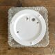 New Vintage Square Molded Glass Ceiling Light