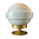 Vintage table lamp large porcelain globe Bernardaud Limoges J.J Prolongeau - Circa 1960