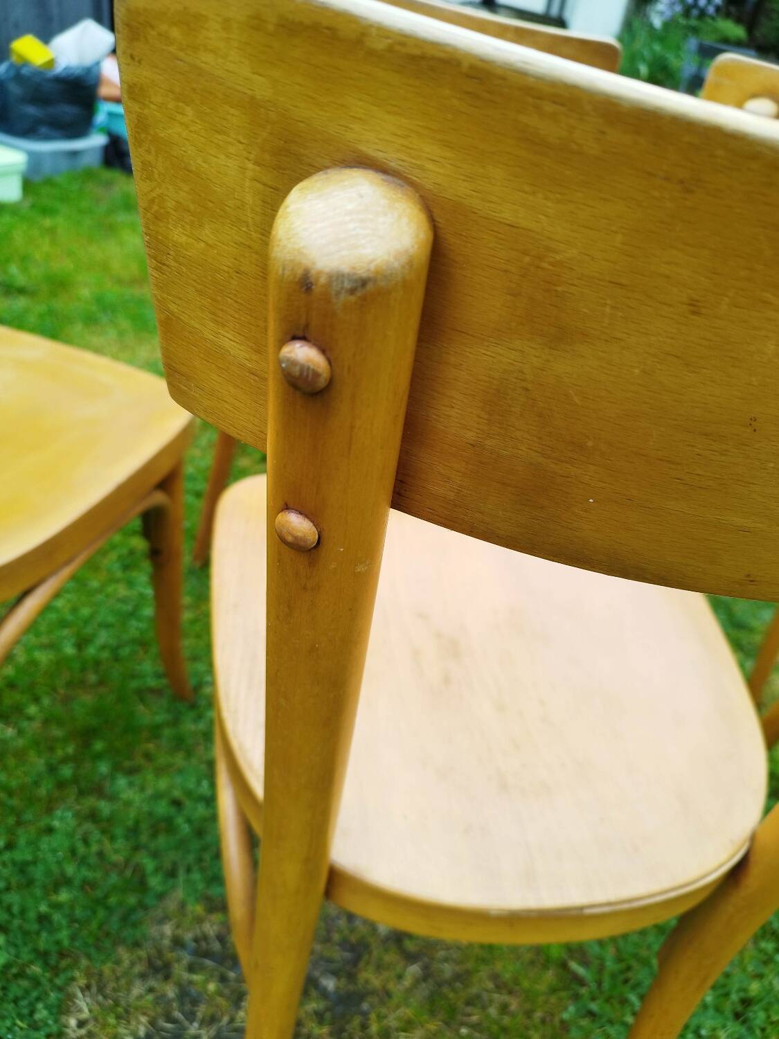 5 Baumann style bentwood bistro chairs