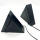 “Delta” lamps by Mario Bertorelle for “Jm Rdm” Massanzago, 1980s