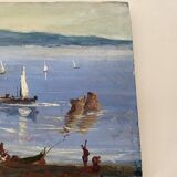 Italian seaside painting