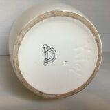 Antique pitcher jug with stencil pattern