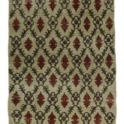 One-of-a-kind turkish handwoven vintage rug - rustic vintage charm 270x 140