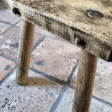 Renovated tripod farm stool