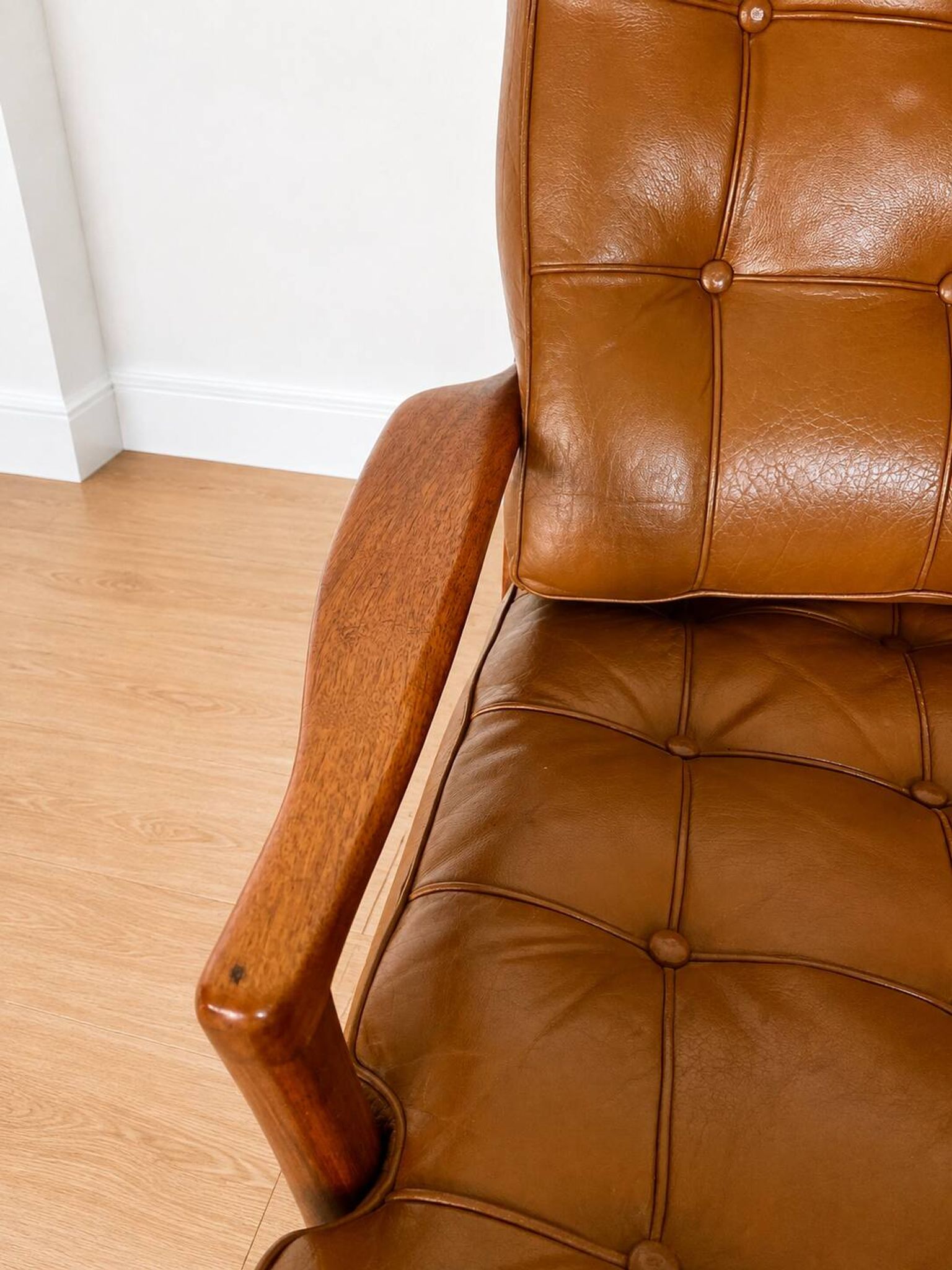 Fauteuil Arne Norell modèle “Löven”, années 1960.