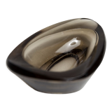 Asymmetrical ashtray Murano smoked 1960