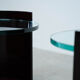 Ensemble de deux tables de chevet par Gianni Moscatelli pour Formanova