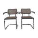 Paire de fauteuils Cesca B64 de Marcel Breuer