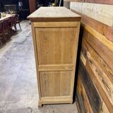 3-door buffet in pitch pine - Early 20th century - Sandblasted