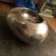Silver metal candlestick