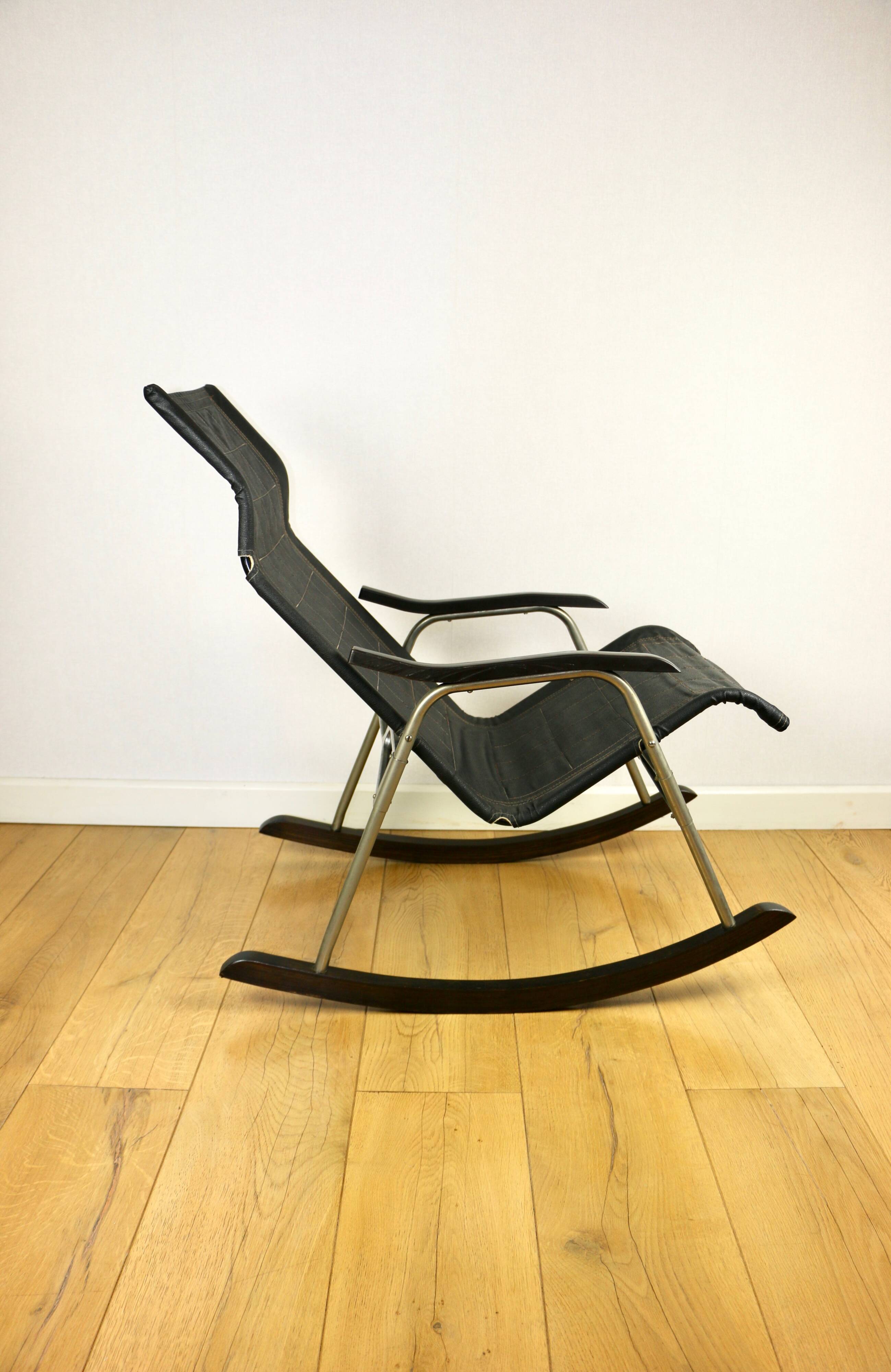 Folding rocking chair Takeshi Nii from the 60s - great condition