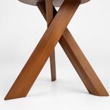 Iconic Pierre Chapo model S31 stool in elm wood, France 1974