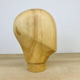 Vintage wooden hat head
