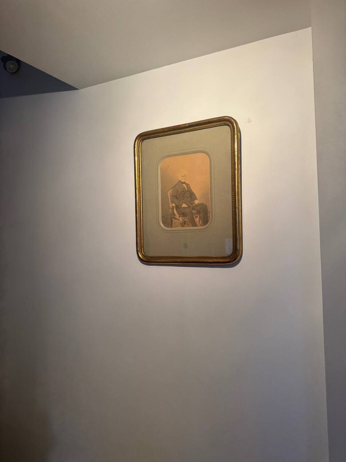 Old photograph, signed, circa 1860