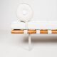 Barcelona daybed by Ludwig Mies van der Rohe fro Knoll, 1980s