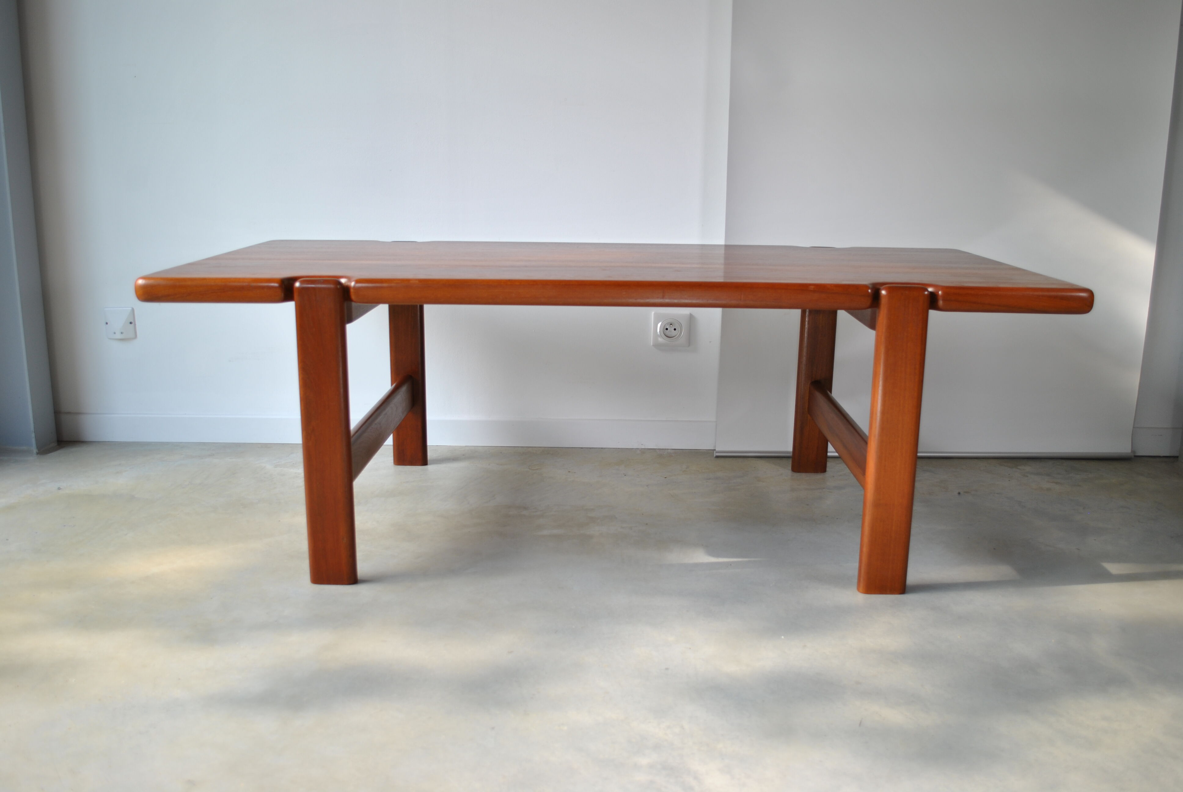 Danish teak coffee table by Niels Bach