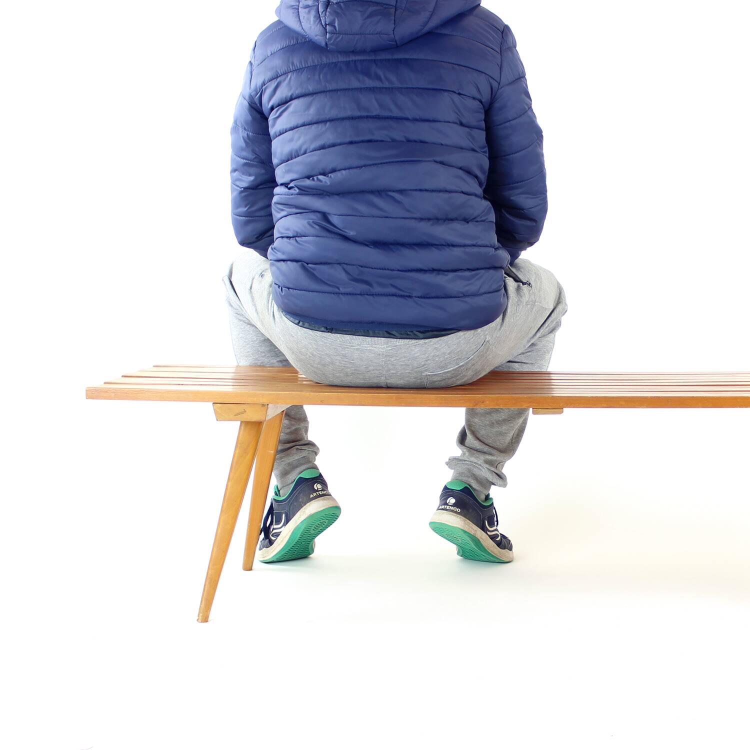 Vintage Bench In Wood, Czechoslovakia 1960s