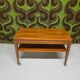Teak serving table with casters, 1970s