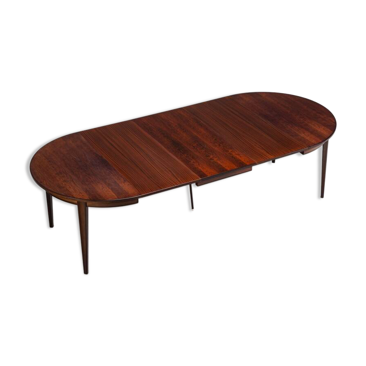Gunni Omann large dining table in rosewood Omann Jun Denmark 1960