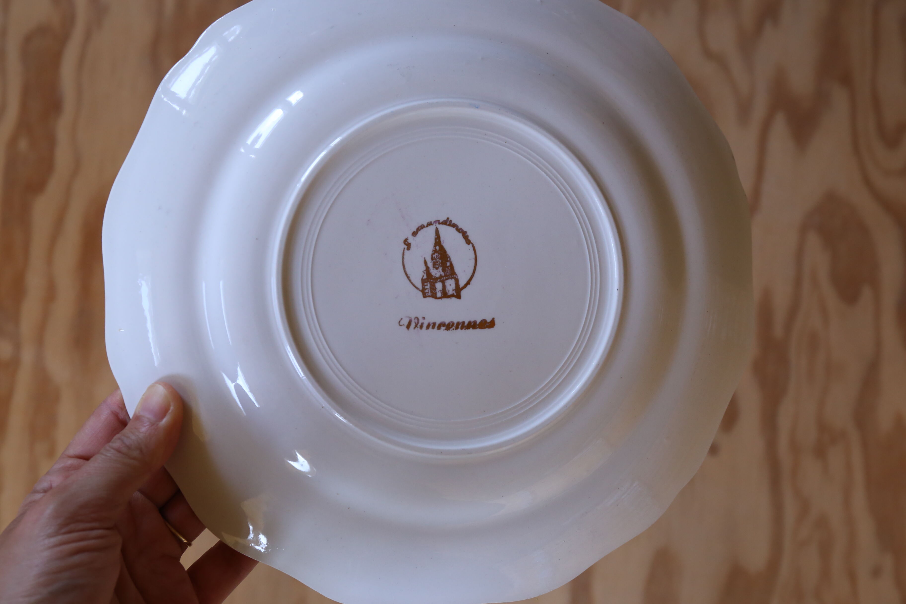 4 old plates the amandinoise