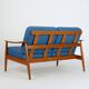 Canapé 2 places Arne Vodder en teck MidCentury années 60 vintage danois