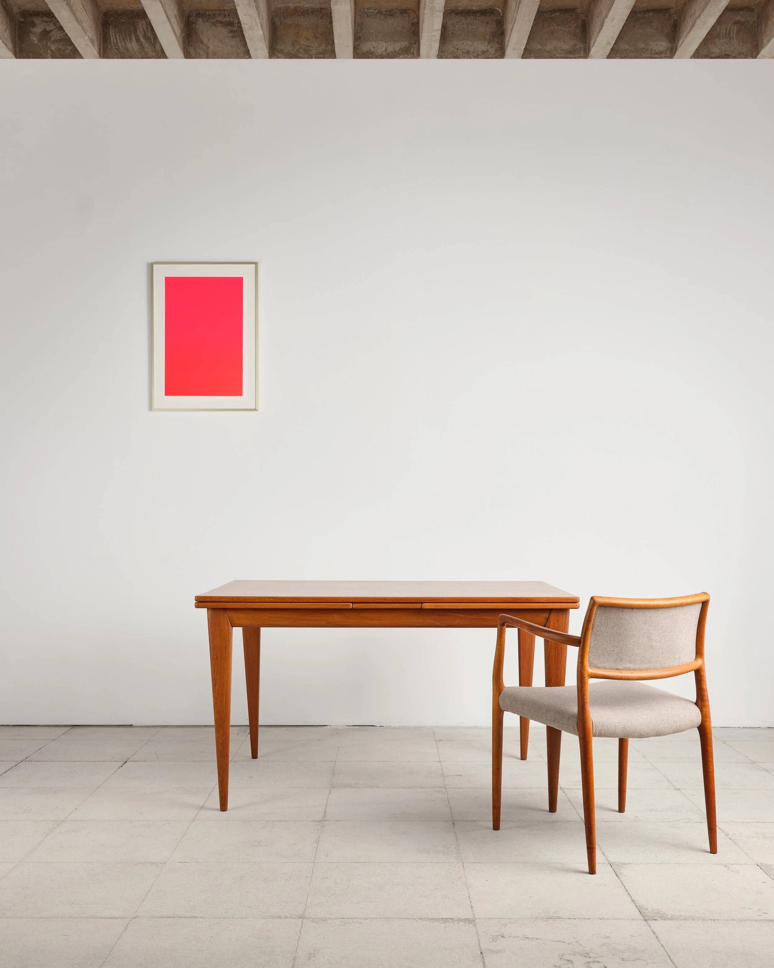 Extendable table model 12 in teak by Niels O. Møller, Denmark, 1960s