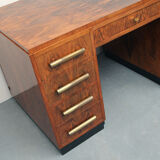 1930s Art Deco Desk caucasian walnut