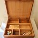Old oak sewing box
