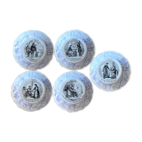 5 talking plates "saving" Sarreguemines