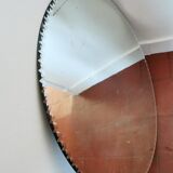 Round beveled mirror 59 cm