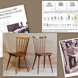 4 Baumann Menuet bistro chairs from the 60s and 70s