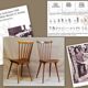 4 chaises bistrot Baumann Menuet années 60/70